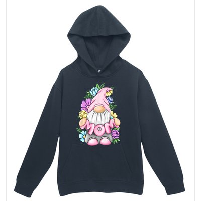 Cute Gnome Mom Happy Mothers Day Art Flower For Mom Gnomies Urban Pullover Hoodie