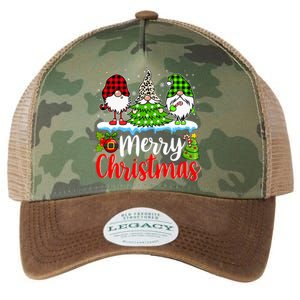 Cute Gnomes Merry Christmas Light Family Gnome Xmas Matching Legacy Tie Dye Trucker Hat