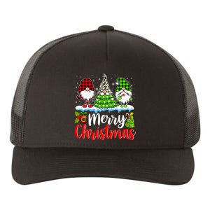 Cute Gnomes Merry Christmas Light Family Gnome Xmas Matching Yupoong Adult 5-Panel Trucker Hat