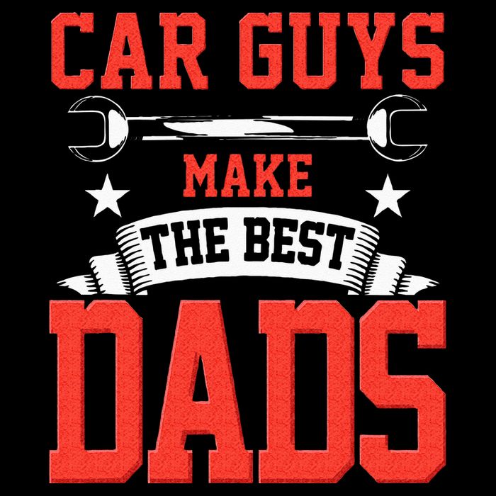 Car Guys Make The Best Dads Gift Funny Garage Mechanic Dad 7-Panel Snapback Hat
