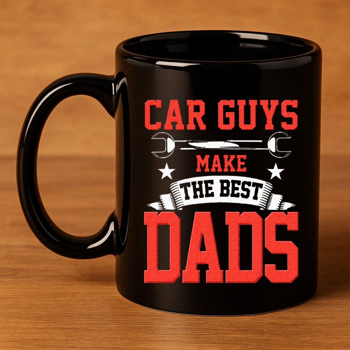 Car Guys Make The Best Dads Gift Funny Garage Mechanic Dad 11oz C Handle Ceramic Mug