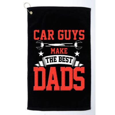 Car Guys Make The Best Dads Gift Funny Garage Mechanic Dad Golf Towel