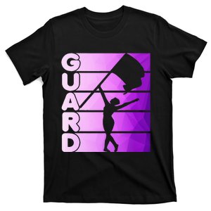 Color Guard Marching Band Flag Girl T-Shirt