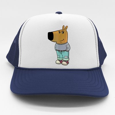 Chill Guy Meme Trucker Hat