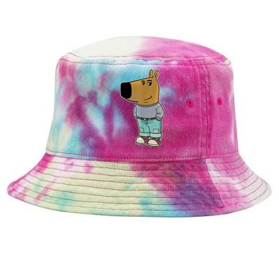 Chill Guy Meme Tie-Dyed Bucket Hat