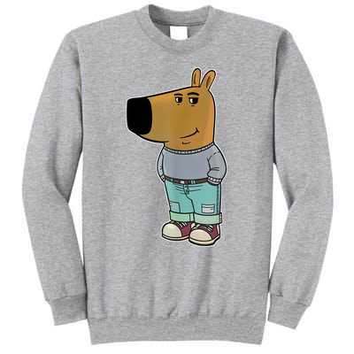 Chill Guy Meme Tall Sweatshirt