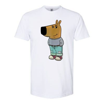 Chill Guy Meme Softstyle CVC T-Shirt