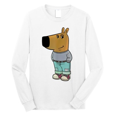 Chill Guy Meme Long Sleeve Shirt