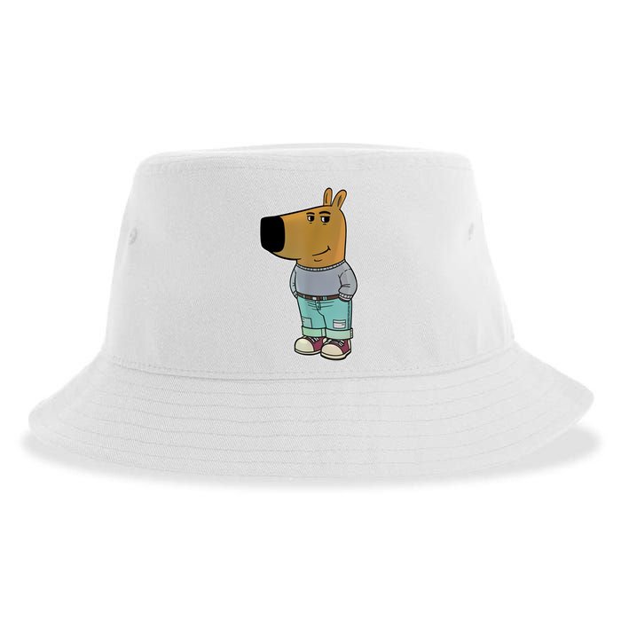 Chill Guy Meme Sustainable Bucket Hat