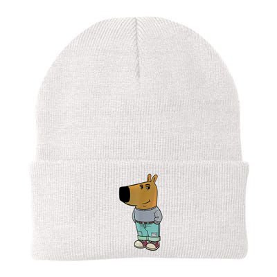 Chill Guy Meme Knit Cap Winter Beanie