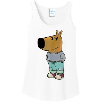 Chill Guy Meme Ladies Essential Tank