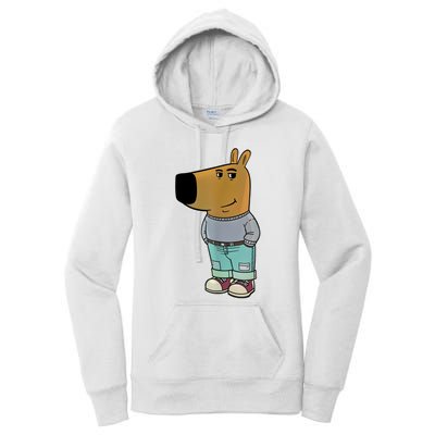 Chill Guy Meme Women's Pullover Hoodie