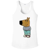 Chill Guy Meme Ladies PosiCharge Competitor Racerback Tank