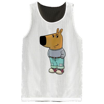 Chill Guy Meme Mesh Reversible Basketball Jersey Tank