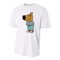 Chill Guy Meme Youth Performance Sprint T-Shirt