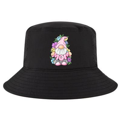 Cute Gnome Mom Happy Mother's Day Art Flower For Mom Gnomies Cool Comfort Performance Bucket Hat