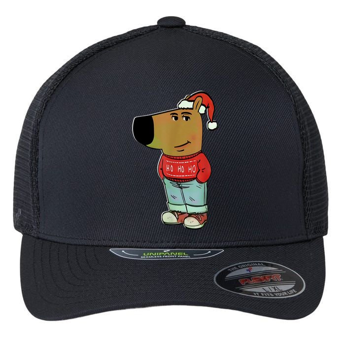 Chill Guy My New Character Meme Christmas Chill Guy Flexfit Unipanel Trucker Cap