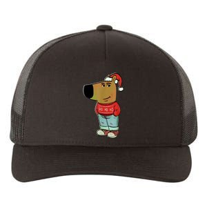 Chill Guy My New Character Meme Christmas Chill Guy Yupoong Adult 5-Panel Trucker Hat