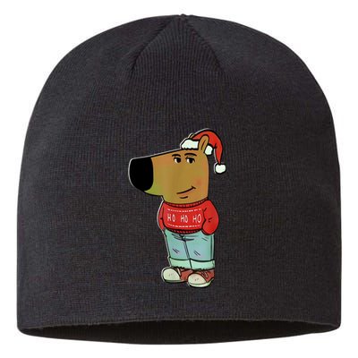 Chill Guy My New Character Meme Christmas Chill Guy Sustainable Beanie