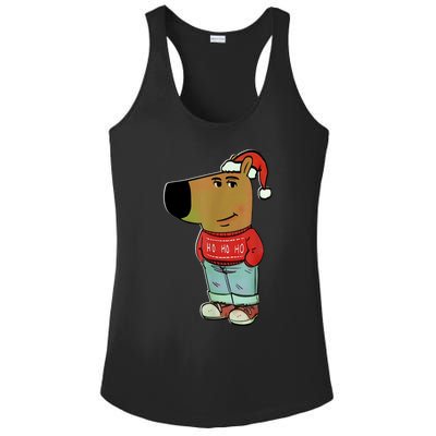 Chill Guy My New Character Meme Christmas Chill Guy Ladies PosiCharge Competitor Racerback Tank