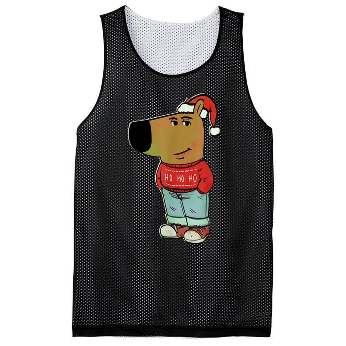 Chill Guy My New Character Meme Christmas Chill Guy Mesh Reversible Basketball Jersey Tank