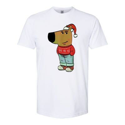 Chill Guy My New Character Meme Christmas Chill Guy Softstyle CVC T-Shirt