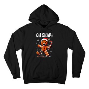 Christmas Gingerbread Man Oh Snap Outfit Pajama Hoodie