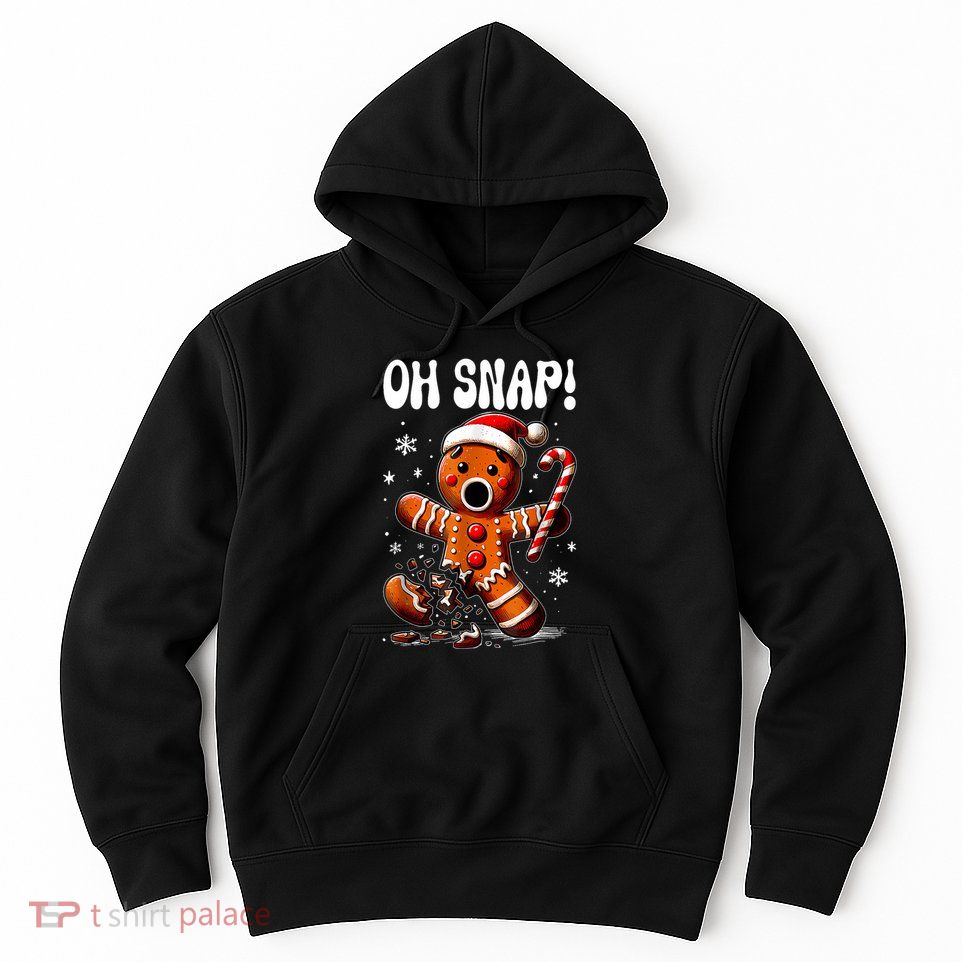Christmas Gingerbread Man Oh Snap Outfit Pajama Hoodie