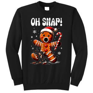 Christmas Gingerbread Man Oh Snap Outfit Pajama Sweatshirt