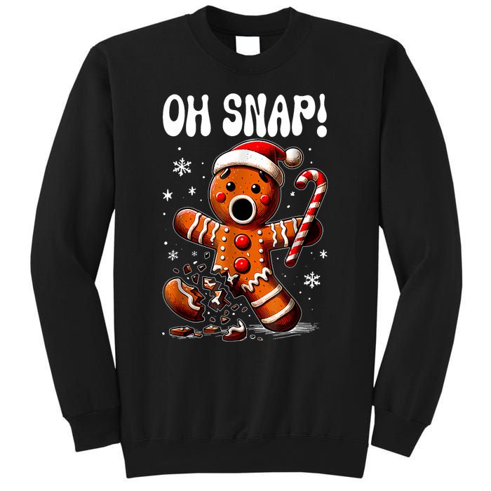 Christmas Gingerbread Man Oh Snap Outfit Pajama Sweatshirt