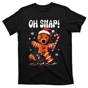 Christmas Gingerbread Man Oh Snap Outfit Pajama T-Shirt