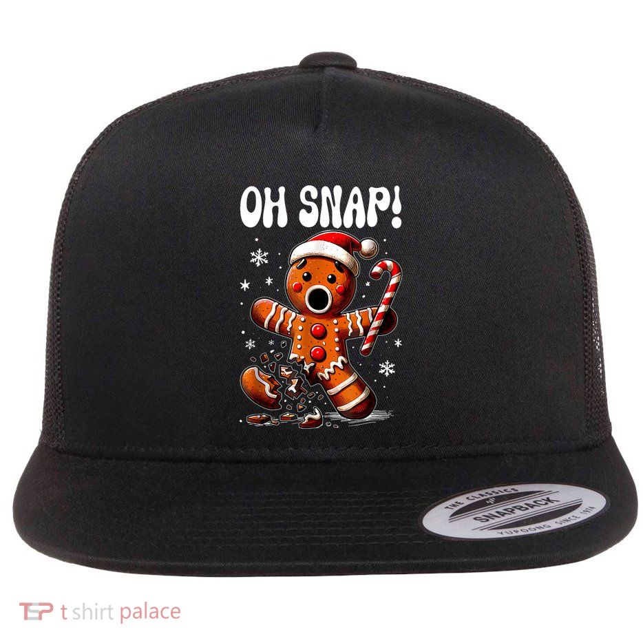 Christmas Gingerbread Man Oh Snap Outfit Pajama Flatbill Hat