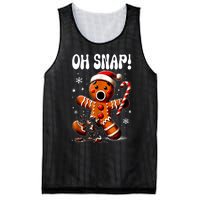 Christmas Gingerbread Man Oh Snap Outfit Pajama Mesh Reversible Basketball Jersey Tank