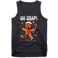 Christmas Gingerbread Man Oh Snap Outfit Pajama Tank Top