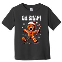 Christmas Gingerbread Man Oh Snap Outfit Pajama Toddler T-Shirt