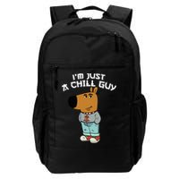 Chill Guy Meme Character Funny IM Just A Chill Guy Dog Backpack