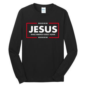 Christian Gifts Make America Godly Again Tall Long Sleeve T-Shirt