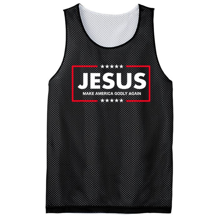 Christian Gifts Make America Godly Again Mesh Reversible Basketball Jersey Tank