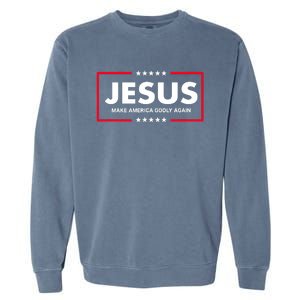 Christian Gifts Make America Godly Again Garment-Dyed Sweatshirt