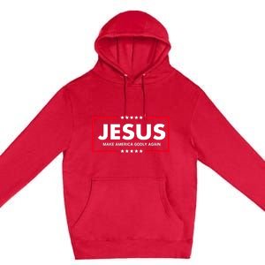 Christian Gifts Make America Godly Again Premium Pullover Hoodie