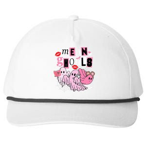 Cute Ghost Mean Ghouls Funny Halloween Costume Spooky Season Snapback Five-Panel Rope Hat