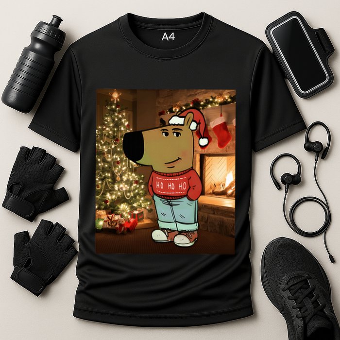Chill Guy Meme Costume Funny Chill Guy Meme Cooling Performance Crew T-Shirt