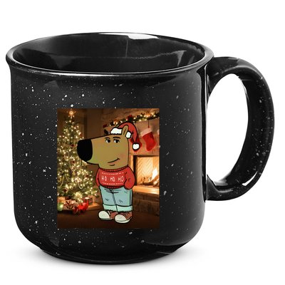 Chill Guy Meme Costume Funny Chill Guy Meme 15oz Campfire Ceramic Mug