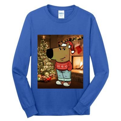 Chill Guy Meme Costume Funny Chill Guy Meme Tall Long Sleeve T-Shirt