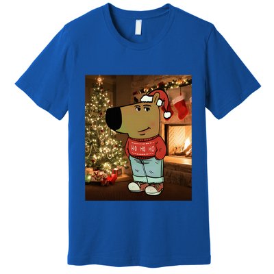 Chill Guy Meme Costume Funny Chill Guy Meme Premium T-Shirt