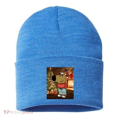 Chill Guy Meme Costume Funny Chill Guy Meme Sustainable Knit Beanie