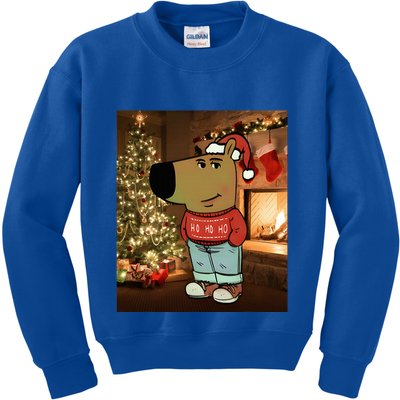 Chill Guy Meme Costume Funny Chill Guy Meme Kids Sweatshirt