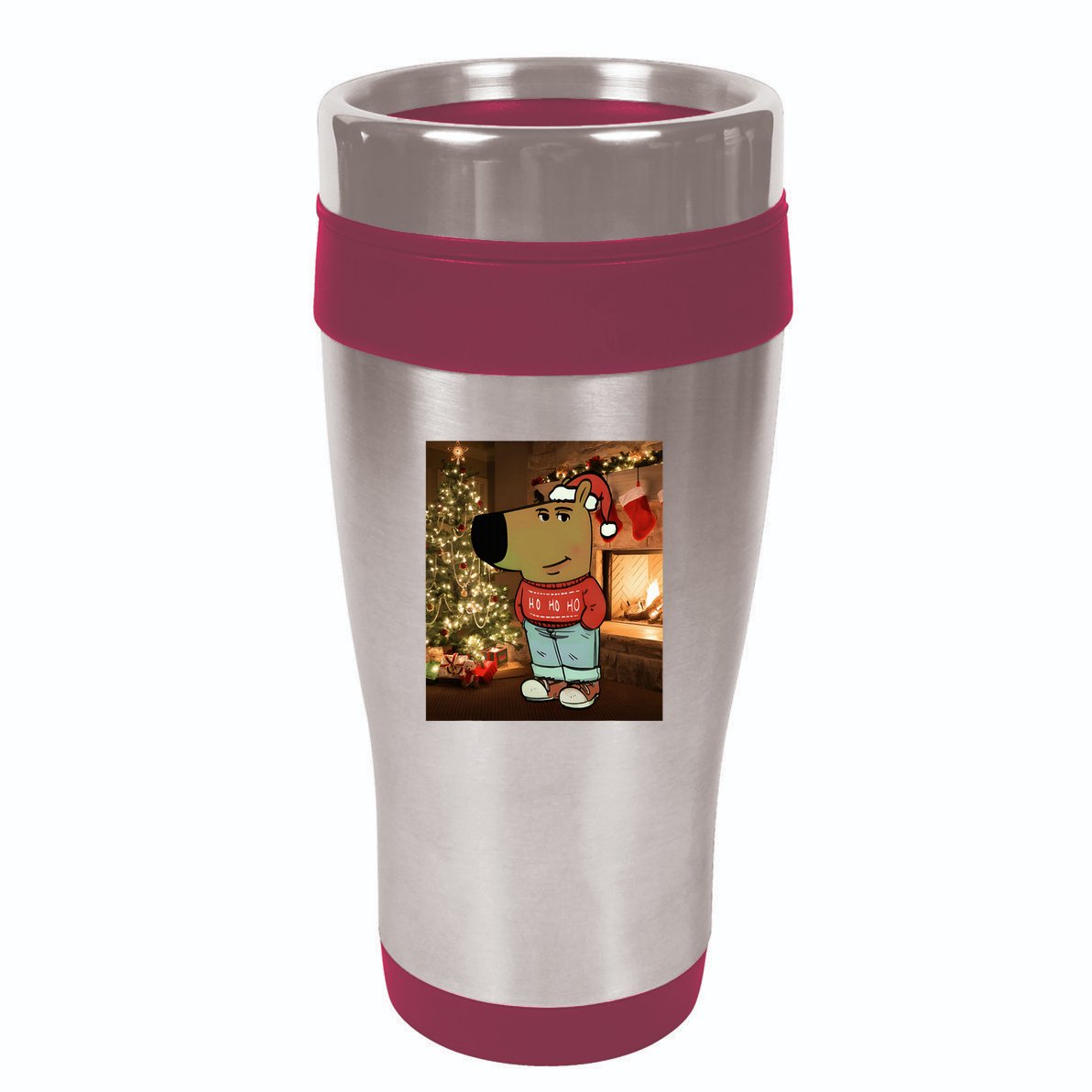 Chill Guy Meme Costume Funny Chill Guy Meme 16oz Travel Tumbler