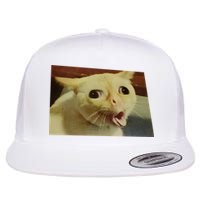 Cat Gagging Meme Flatbill Hat