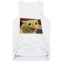 Cat Gagging Meme Tank Top